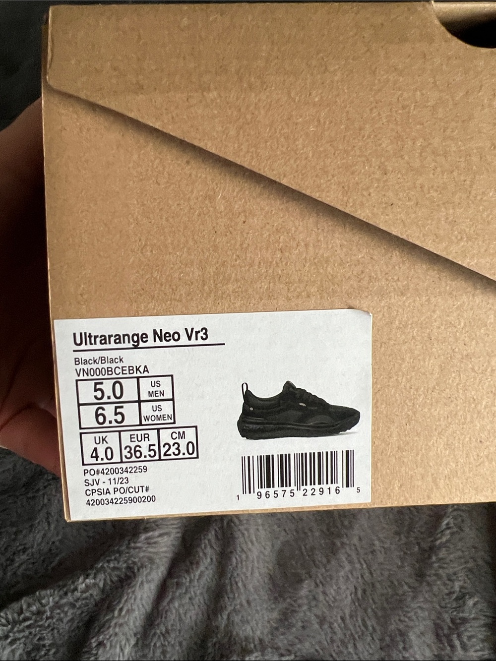 Vans Ultrarrange Neo VR3 Men’s Sneakers — Black